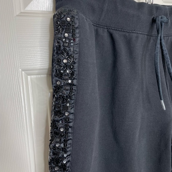 Ralph Lauren Black Joggers with Sequin Detail XL - Picture 2 of 10